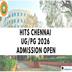 HITS Chennai Begins UG/PG Admission 2026 @hindustanuniv.ac.in; HITSCAT Registration Open till May 22